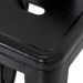 Banqueta média Iron Tolix 66 cm Preto texturizado Preto texturizado