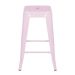 Banqueta média Iron Tolix 66 cm Rosa claro
