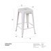 Banqueta média Iron Tolix 66 cm Rosa claro