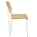 Cadeira Standard madeira cozinha jantar nordico escandinavo Jean Prouve Branco