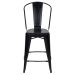 Cadeira alta Iron Tolix 66 cm Preto texturizado