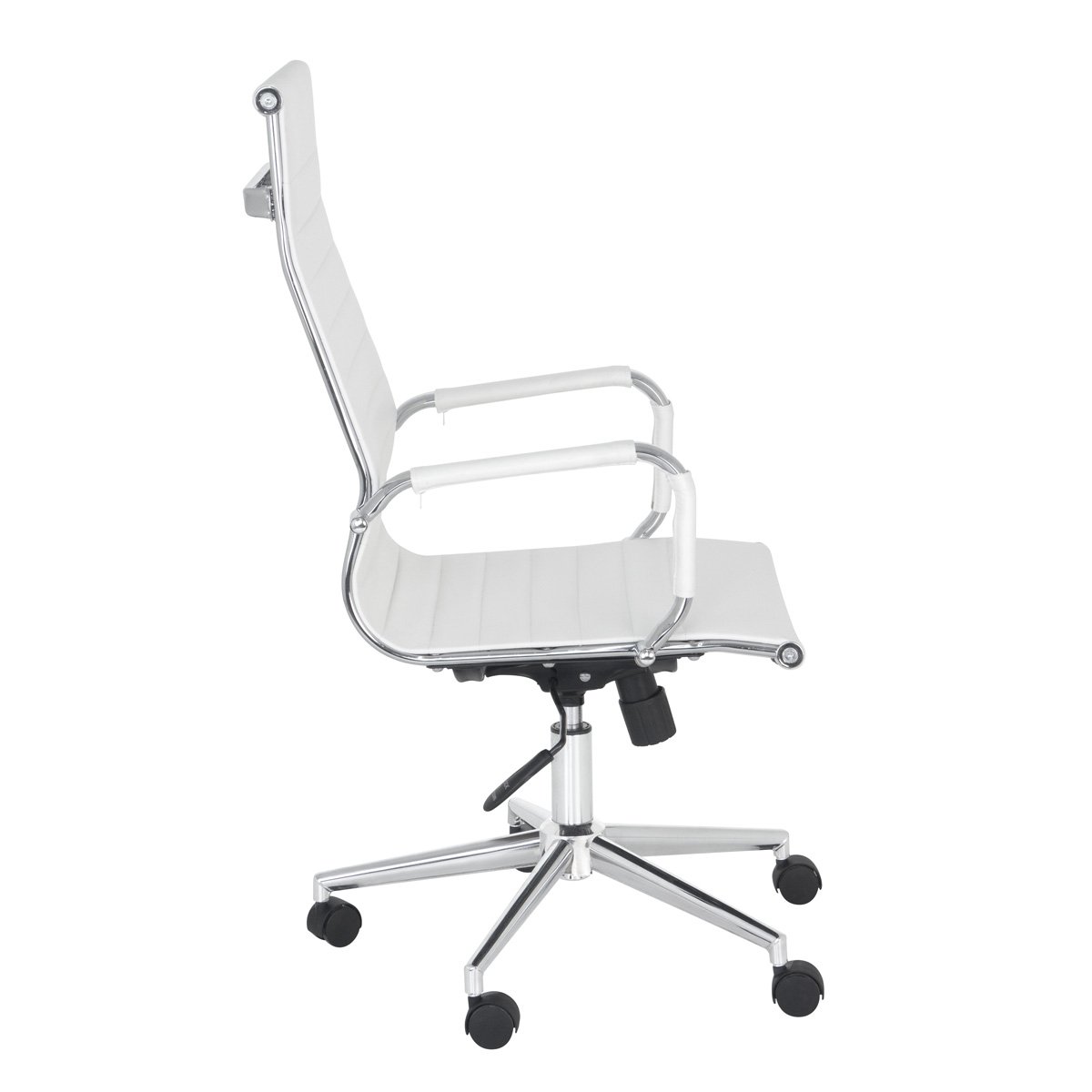 Cadeira escritório Esteirinha Diretor Home office Branco