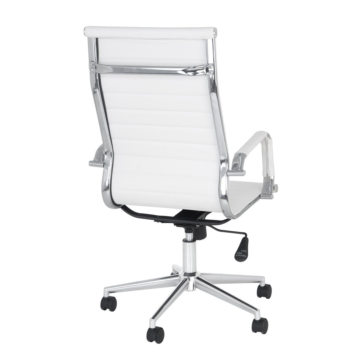 Cadeira escritório Esteirinha Diretor Home office Branco