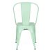 Conjunto - 4 x cadeiras Iron Tolix - Industrial - Aço - Vintage - Verde pastel