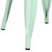 Conjunto - 4 x cadeiras Iron Tolix - Industrial - Aço - Vintage - Verde pastel