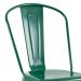 Conjunto - 6 x cadeiras Iron Tolix - Industrial - Vintage - Verde floresta