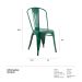 Conjunto - 6 x cadeiras Iron Tolix - Industrial - Vintage - Verde floresta