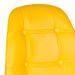 Conjunto mesa retangular 120 x 80 cm branco + 4 cadeiras Eames Eiffel Botonê amarelo