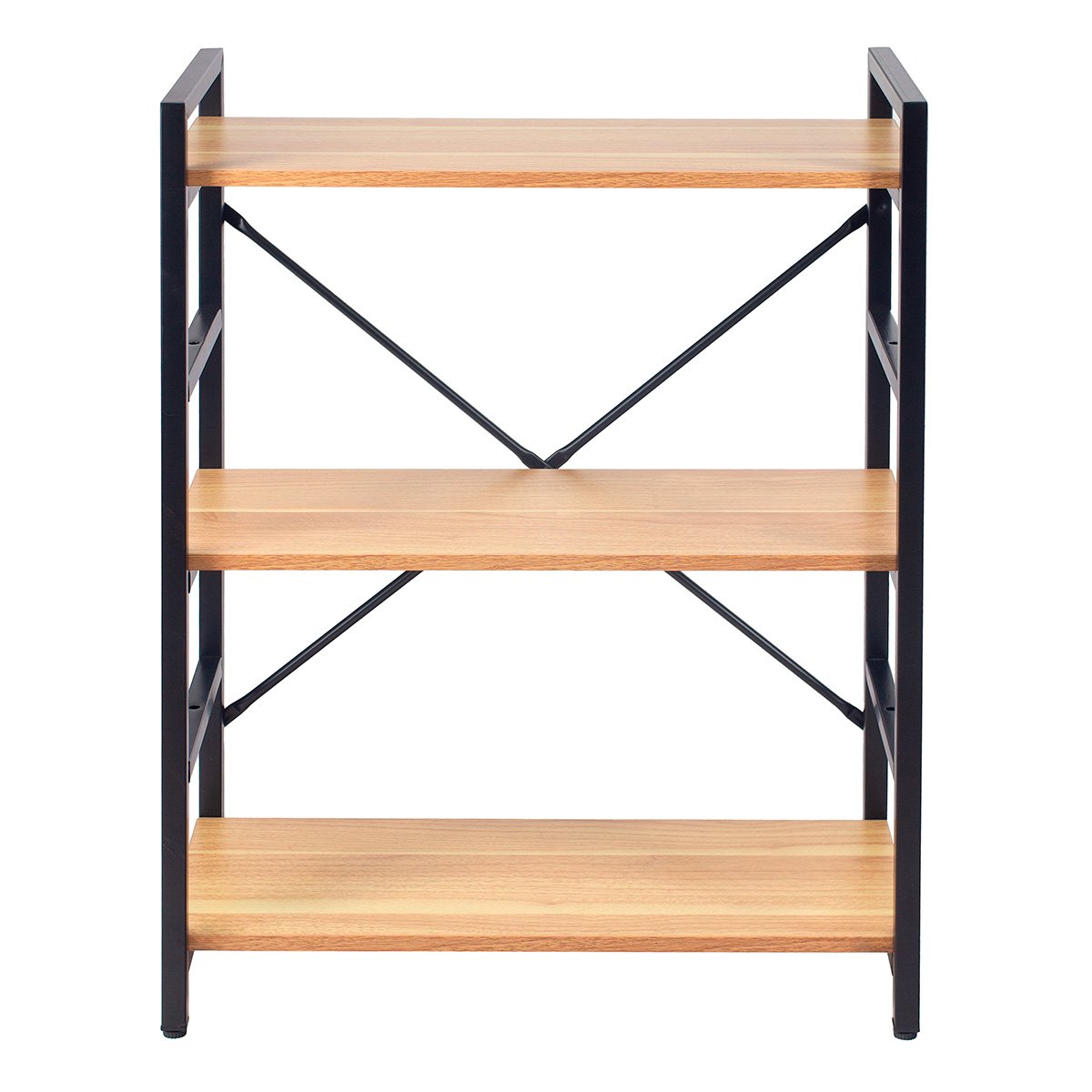 Estante para Escritório Chell com Prateleira 3 níveis 83 cm Preto