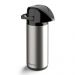 Garrafa térmica de pressão Verona Unitermi 1 Litro Inox Prata