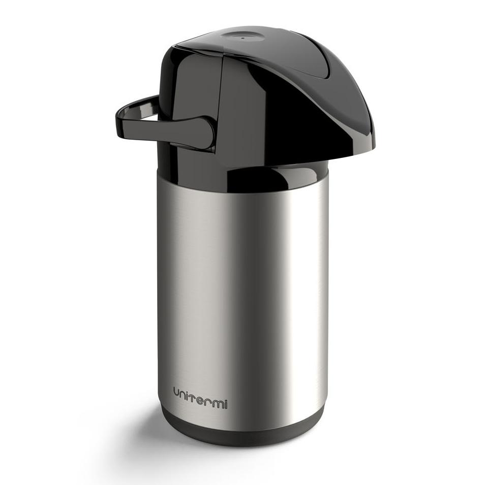 Garrafa térmica de pressão Verona Unitermi 600 ml Inox