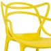 KIT - 8 x cadeiras Masters Allegra - Amarelo