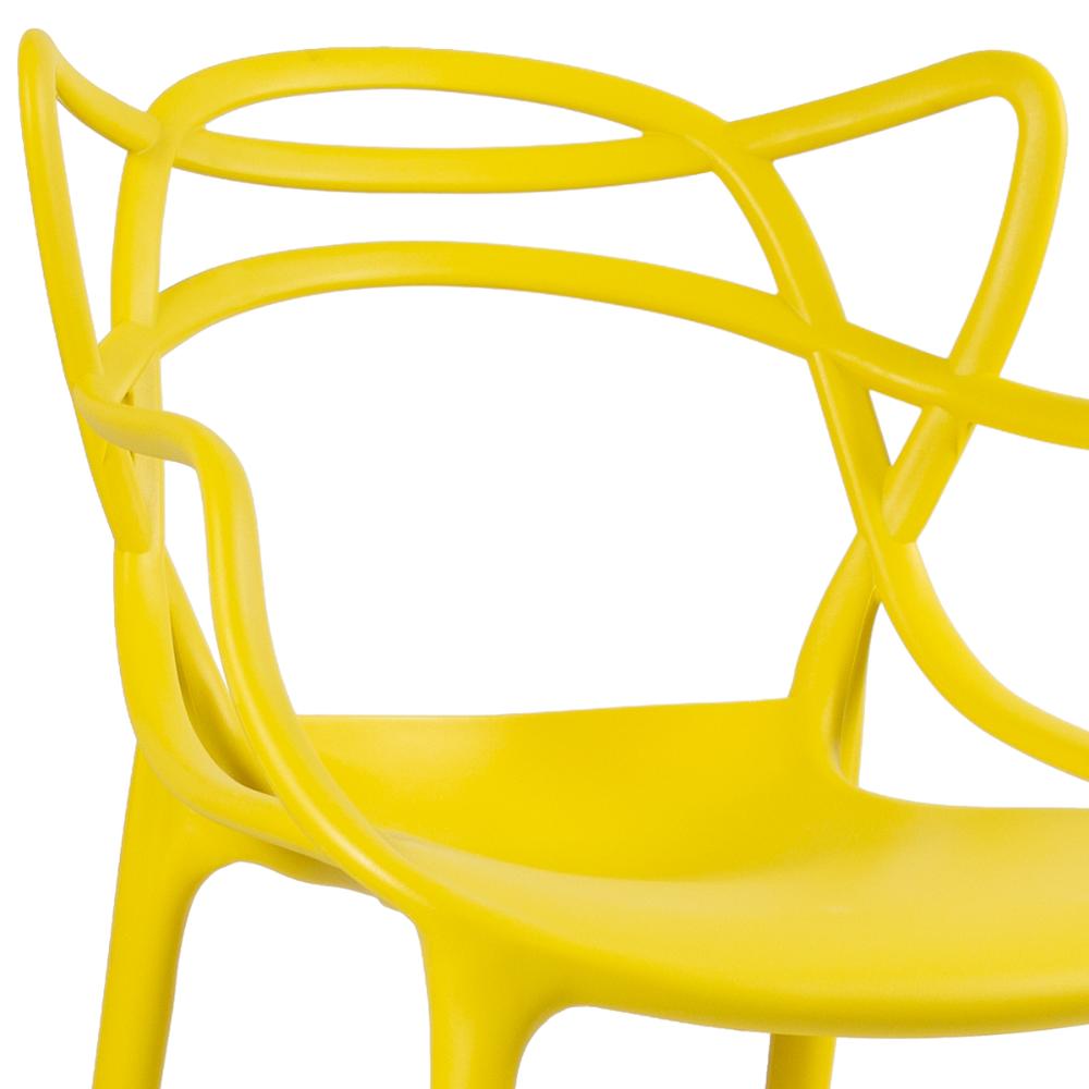 KIT - 8 x cadeiras Masters Allegra - Amarelo