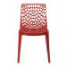 Kit 10 cadeiras Gruvyer jantar cozinha Terracota