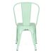 Kit 10 cadeiras Iron Tolix design indutrial jantar cozinha Verde claro