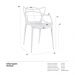 Kit 10 cadeiras Masters Allegra Cinza claro