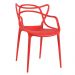 Kit 10 cadeiras Masters Allegra Vermelho
