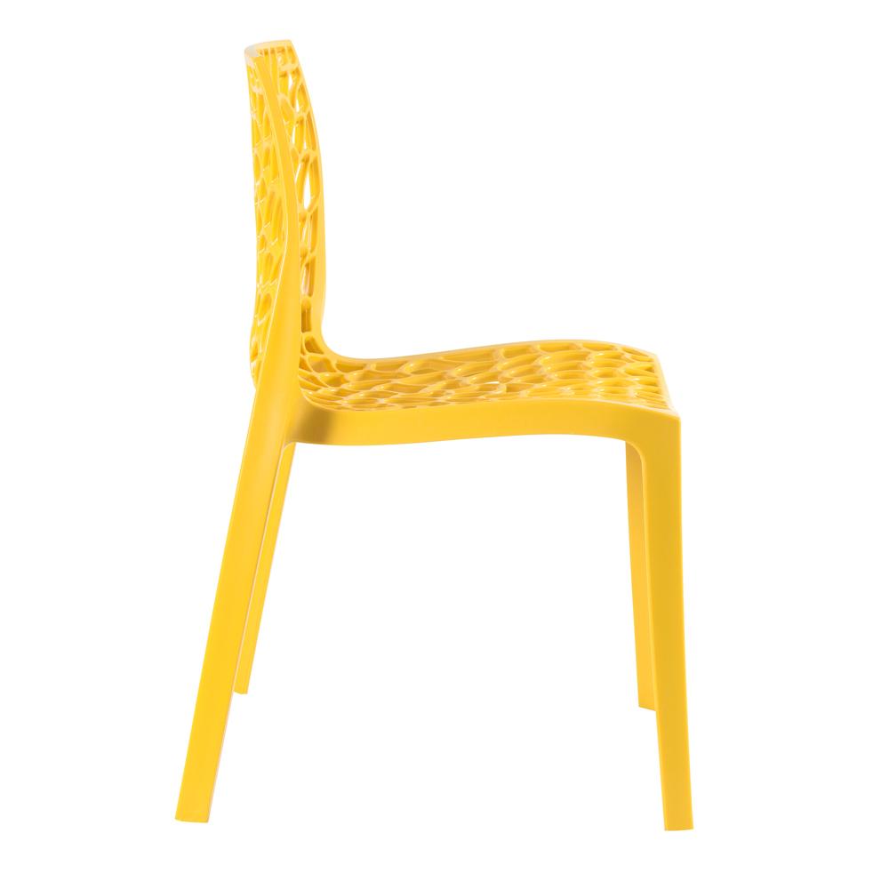 Kit 12 cadeiras Gruvyer Amarelo