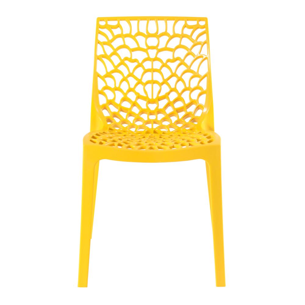 Kit 12 cadeiras Gruvyer Amarelo