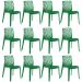 Kit 12 cadeiras Gruvyer Verde
