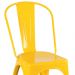 Kit 12 cadeiras Iron Tolix design indutrial jantar cozinha Amarelo