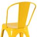 Kit 12 cadeiras Iron Tolix design indutrial jantar cozinha Amarelo
