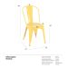 Kit 12 cadeiras Iron Tolix design indutrial jantar cozinha Amarelo