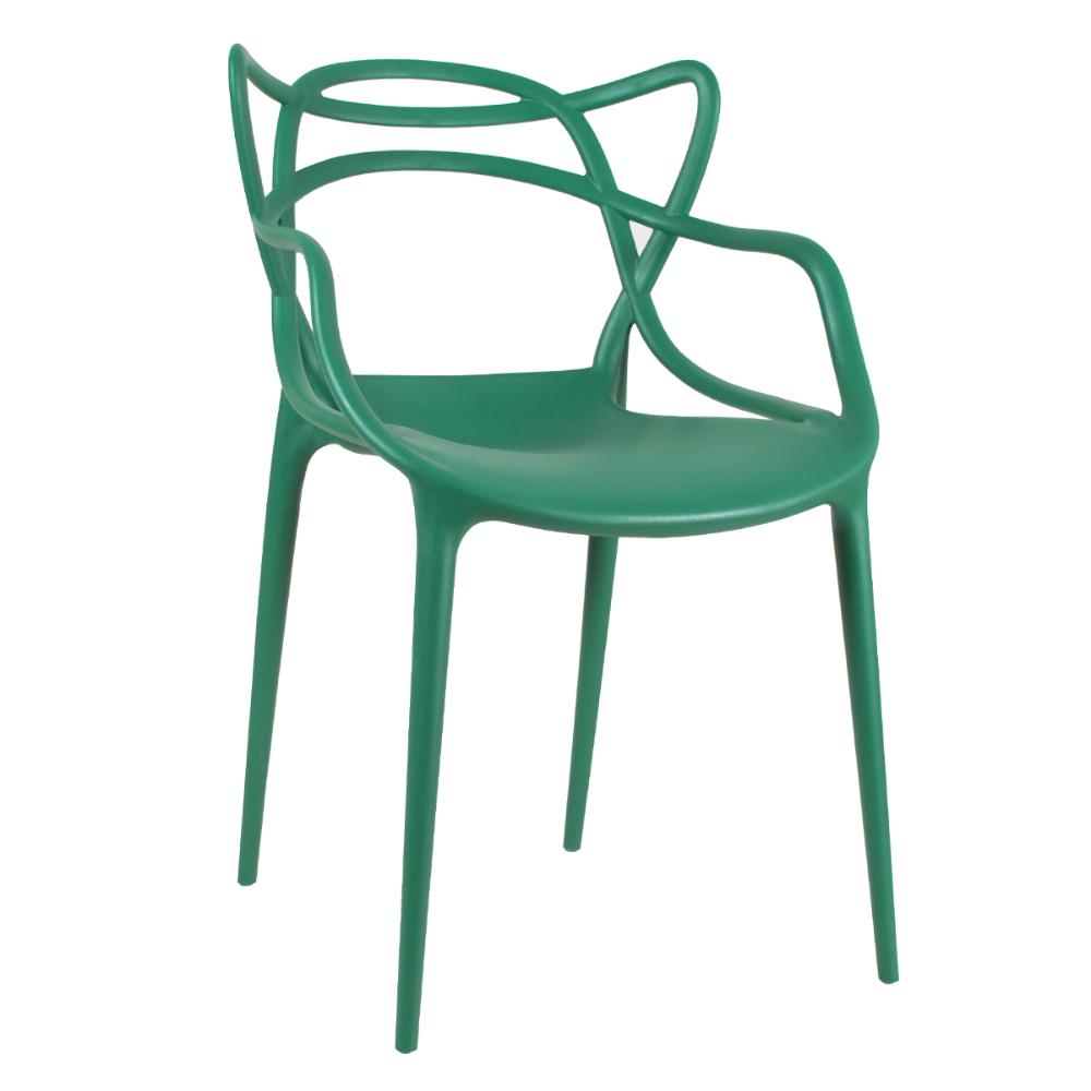Kit 12 cadeiras Masters Allegra Verde escuro