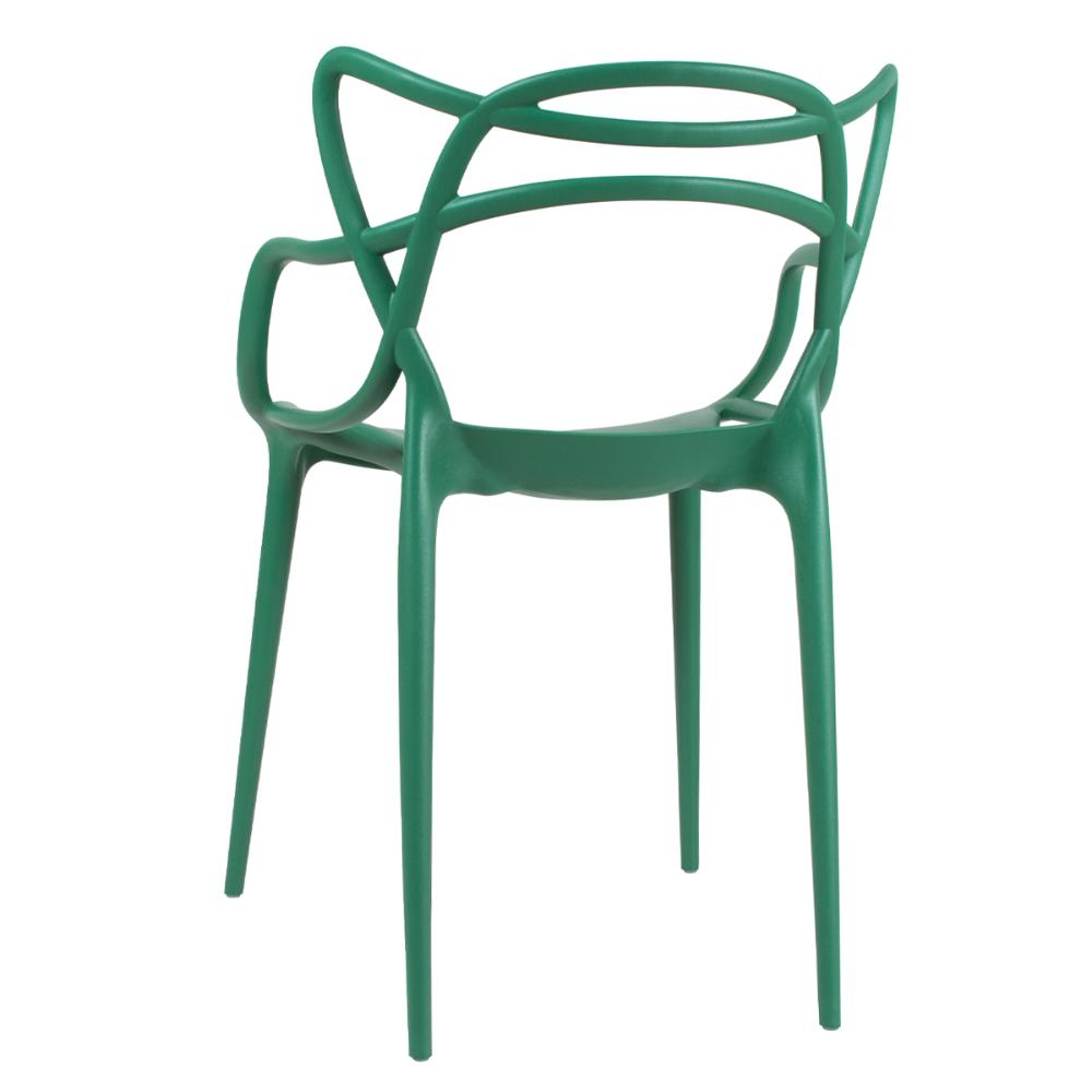 Kit 12 cadeiras Masters Allegra Verde escuro