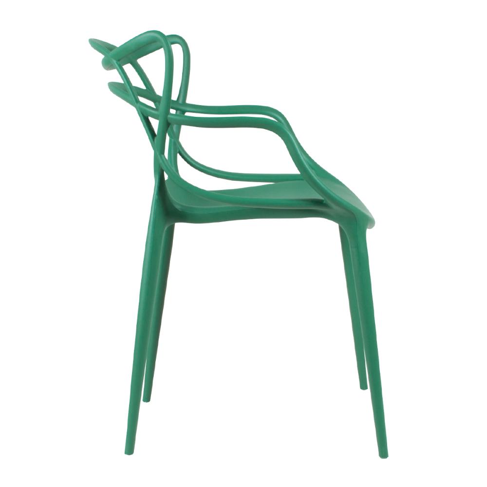 Kit 12 cadeiras Masters Allegra Verde escuro