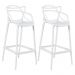 Kit 2 banquetas altas Masters Allegra Branco