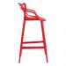 Kit 2 banquetas altas Masters Allegra Vermelho