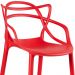 Kit 2 banquetas altas Masters Allegra Vermelho