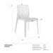Kit 2 cadeiras Gruvyer jantar cozinha Branco