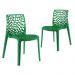 Kit 2 cadeiras Gruvyer jantar cozinha Verde