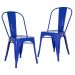 Kit 2 cadeiras Iron Tolix Azul escuro