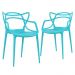 Kit 2 cadeiras Masters Allegra Azul tiffany