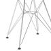 Kit 2 cadeiras estofadas Charles Eames Eiffel Botonê com pés de metal cromado Amarelo