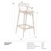 Kit 3 banquetas altas Masters Allegra 76 cm Nude