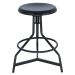 Kit 3 banquetas altas cozinha industrial loft aço giratória York Preto