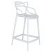 Kit 3 banquetas médias Masters Allegra 66 cm Branco