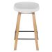 Kit 3 banquetas médias bancada cozinha Cassia BD 66 cm Branco