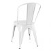 Kit 32 cadeiras Iron Tolix design indutrial jantar cozinha Branco