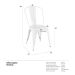 Kit 32 cadeiras Iron Tolix design indutrial jantar cozinha Branco