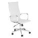 Kit 4 Cadeiras escritório Esteirinha Diretor Home office - Branco