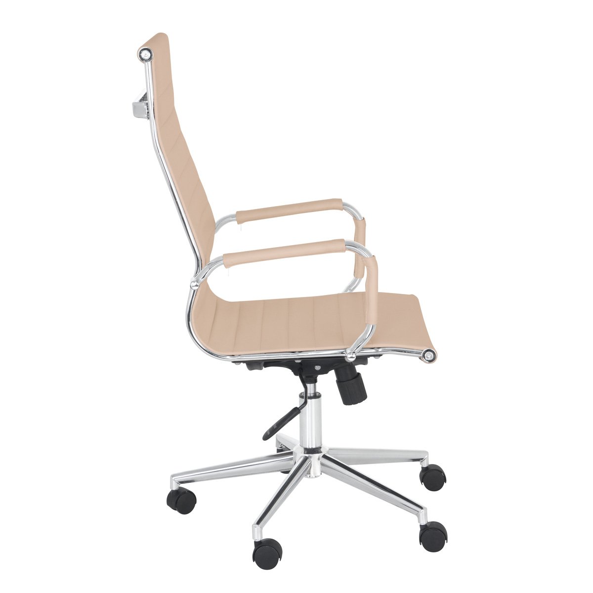 Kit 4 Cadeiras escritório Esteirinha Diretor Home office - Nude