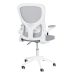 Kit 4 Cadeiras escritório rodizio office Bytes Cinza Claro