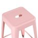 Kit 4 banquetas altas Iron Tolix 76 cm Rosa antigo