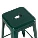 Kit 4 banquetas altas Iron Tolix 76 cm Verde Escuro