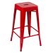 Kit 4 banquetas altas Iron Tolix 76 cm Vermelho